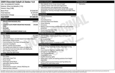 2009 Chevrolet Cobalt LS