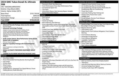 2024 GMC Yukon XL Denali Ultimate