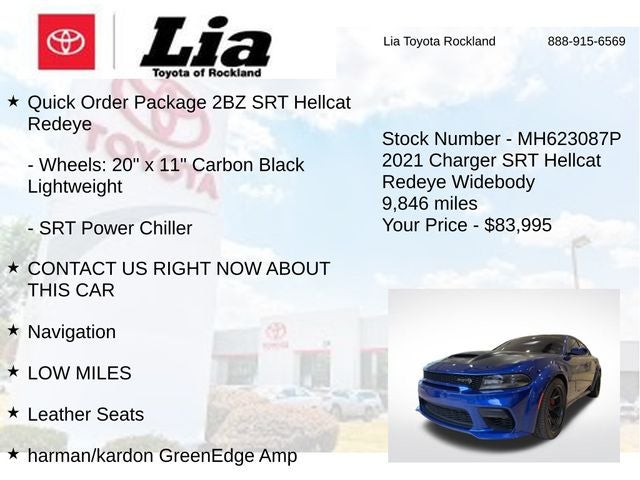 2021 Dodge Charger SRT Hellcat Redeye