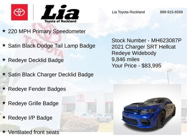 2021 Dodge Charger SRT Hellcat Redeye