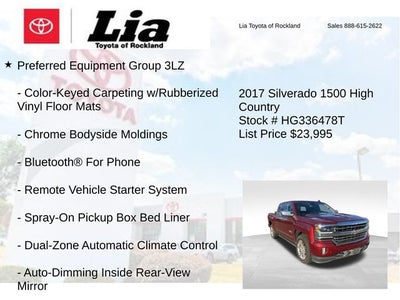 2017 Chevrolet Silverado 1500 High Country