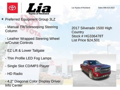 2017 Chevrolet Silverado 1500 High Country