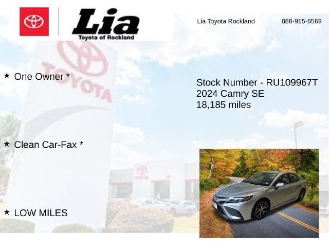 2024 Toyota Camry SE