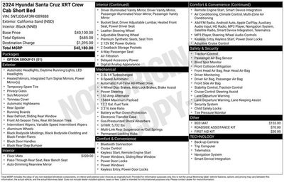 2024 Hyundai Santa Cruz XRT