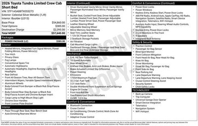 2026 Toyota Tundra Limited