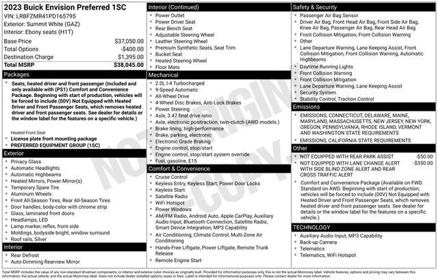 2023 Buick Envision Preferred