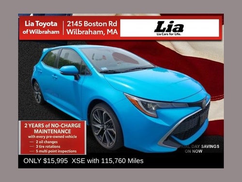 2019 Toyota Corolla Hatchback XSE