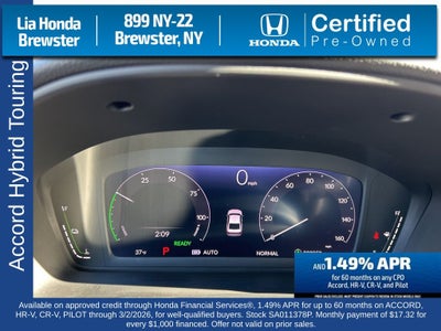 2025 Honda Accord Hybrid Touring