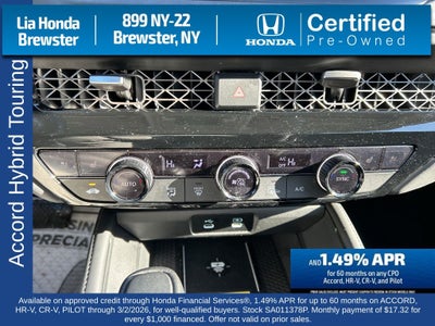 2025 Honda Accord Hybrid Touring