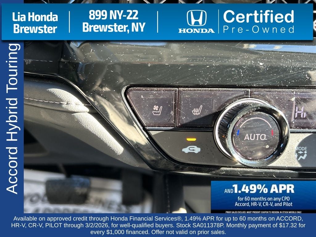 2025 Honda Accord Hybrid Touring