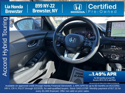 2025 Honda Accord Hybrid Touring