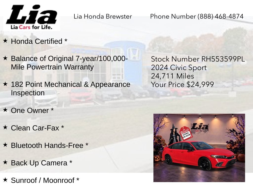 2024 Honda Civic Sport