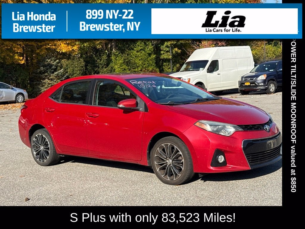 2015 Toyota Corolla S Plus
