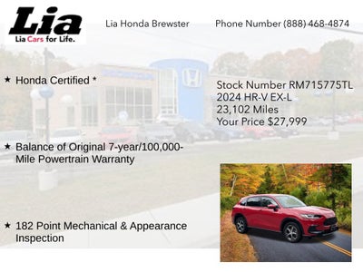 2024 Honda HR-V EX-L
