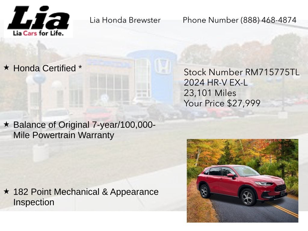 2024 Honda HR-V EX-L