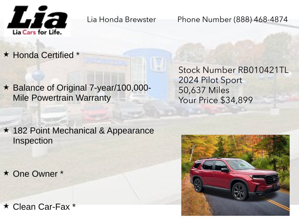 2024 Honda Pilot Sport
