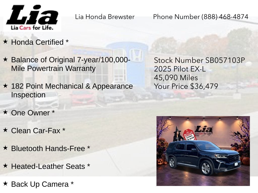 2025 Honda Pilot EX-L