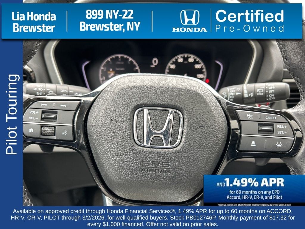 2023 Honda Pilot Touring 8 Passenger