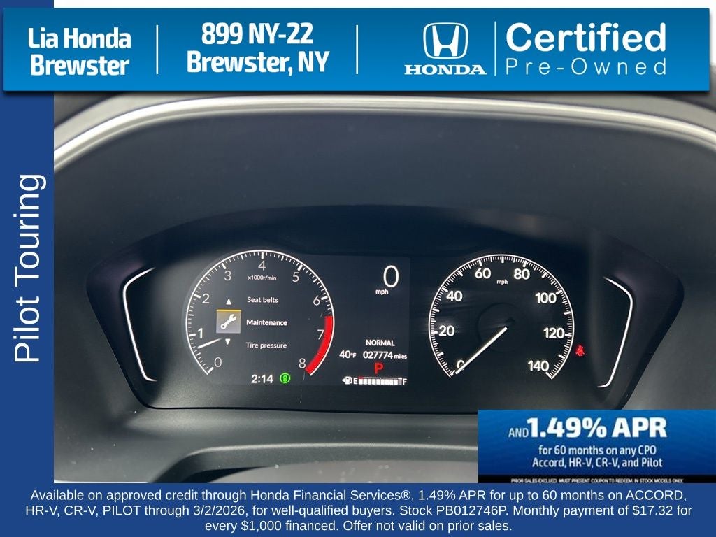 2023 Honda Pilot Touring 8 Passenger