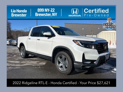 2022 Honda Ridgeline RTL-E
