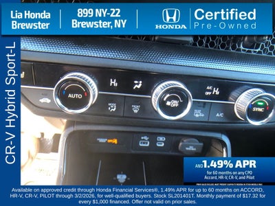 2025 Honda CR-V Hybrid Sport-L