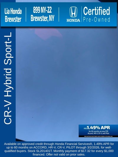2025 Honda CR-V Hybrid Sport-L