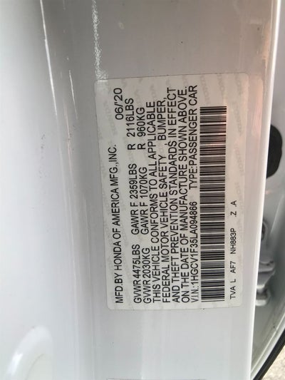 2020 Honda Accord Sport