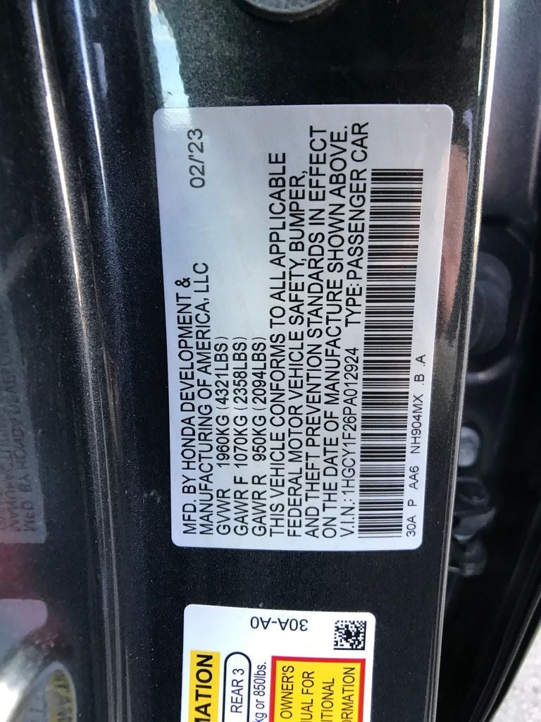 2023 Honda Accord LX