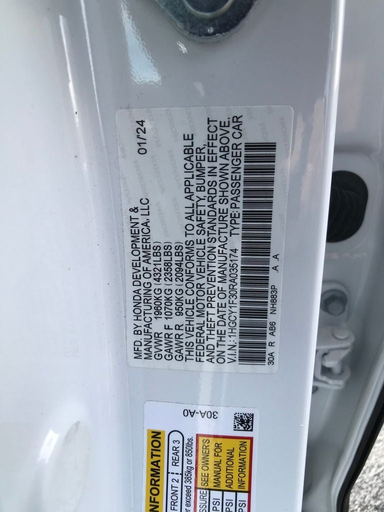 2024 Honda Accord EX