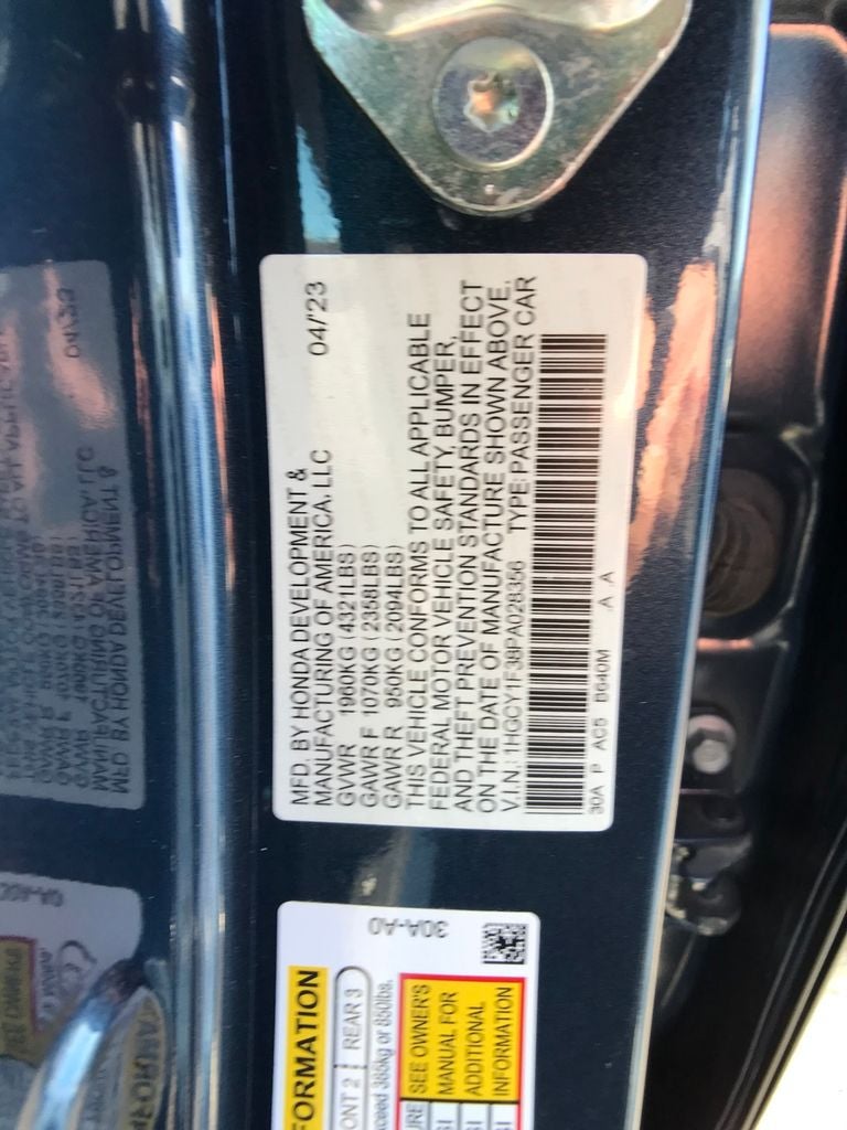 2023 Honda Accord EX