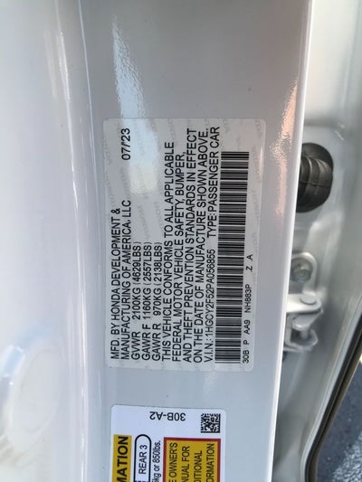 2023 Honda Accord Hybrid Sport