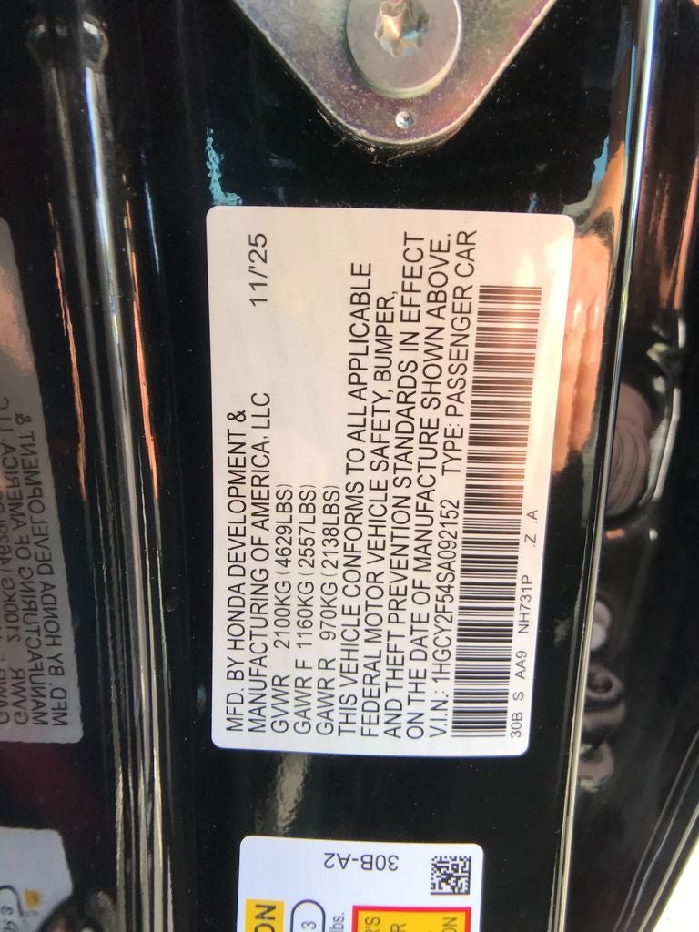 2025 Honda Accord Hybrid Sport