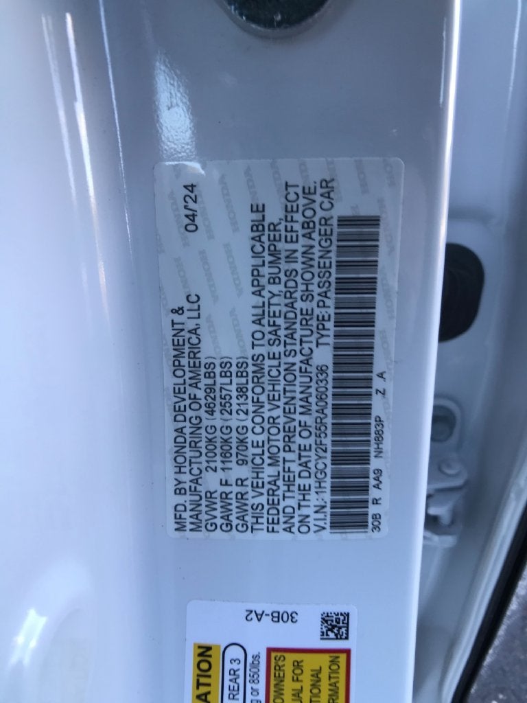 2024 Honda Accord Hybrid Sport