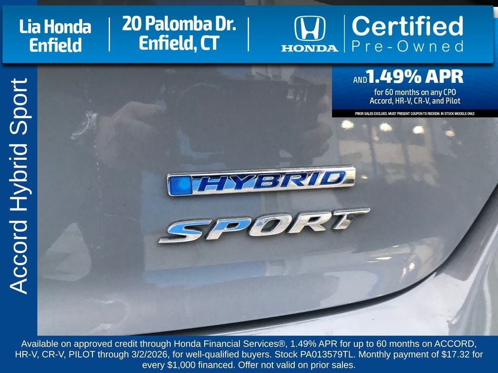 2023 Honda Accord Hybrid Sport