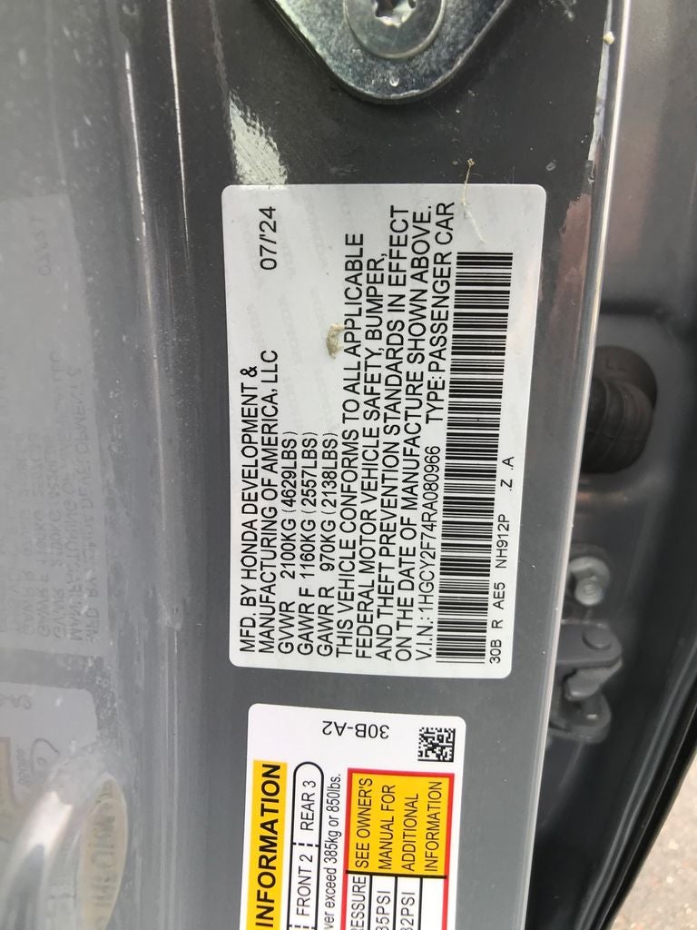 2024 Honda Accord Hybrid Sport-L