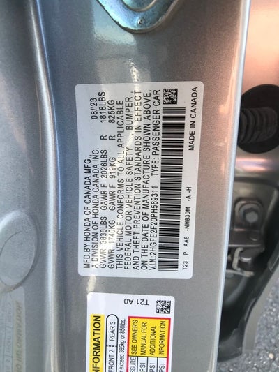 2023 Honda Civic LX