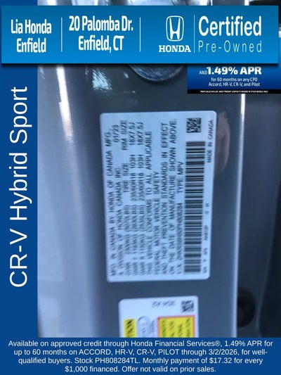 2023 Honda CR-V Hybrid Sport