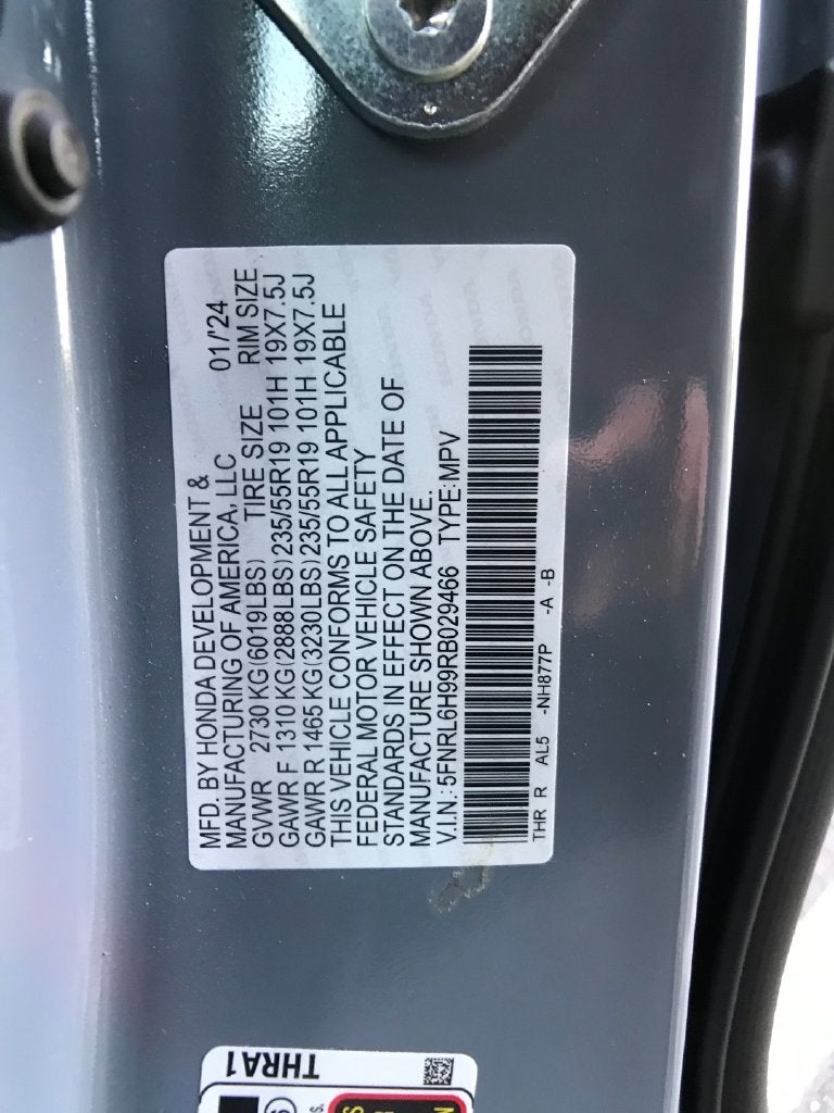 2024 Honda Odyssey Elite