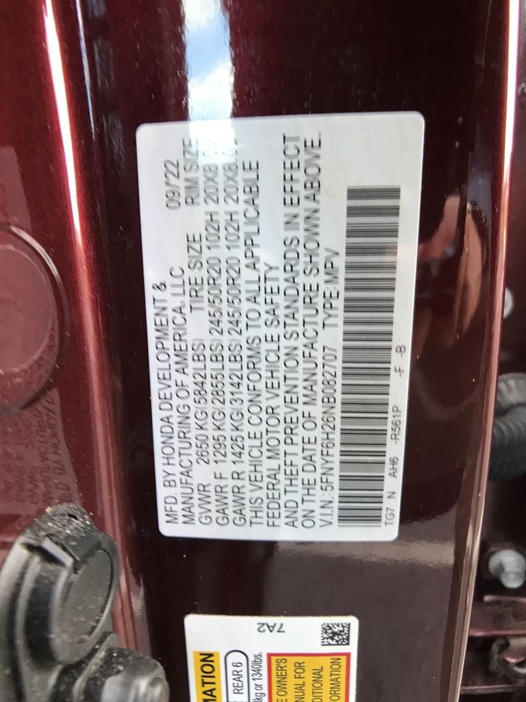 2022 Honda Pilot Special Edition