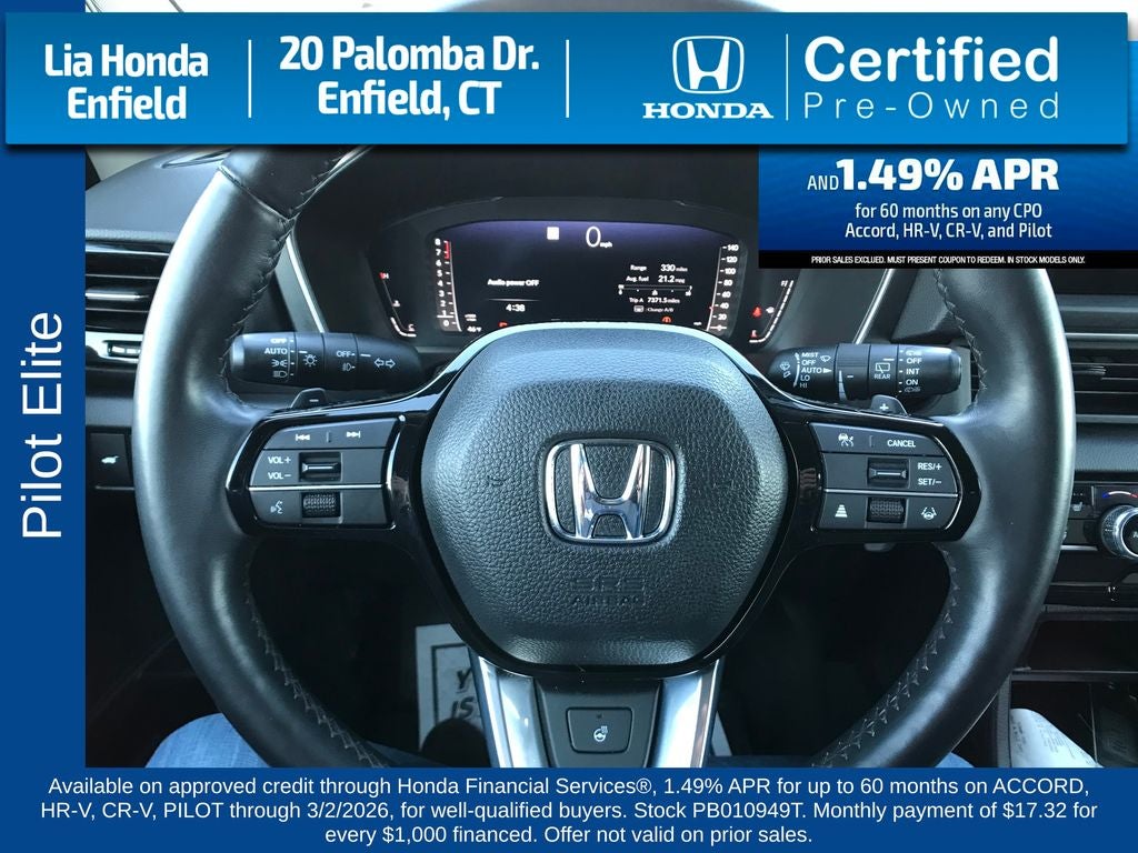 2023 Honda Pilot Elite