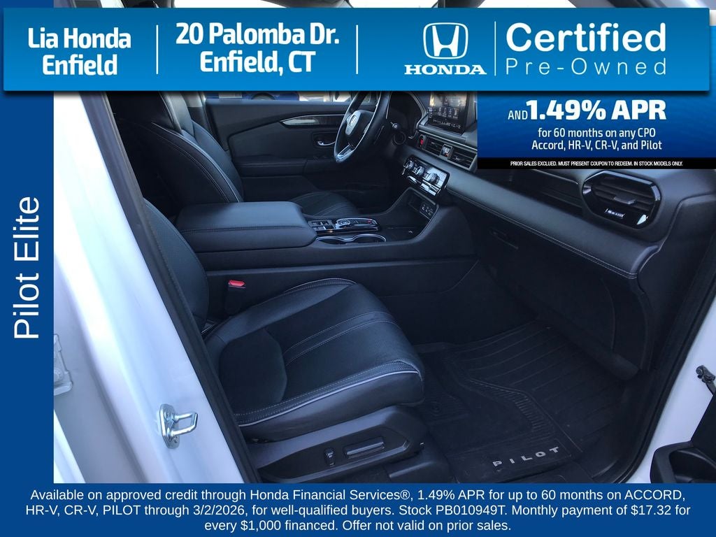 2023 Honda Pilot Elite