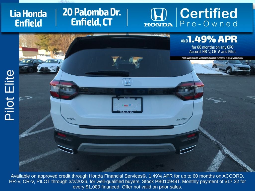 2023 Honda Pilot Elite