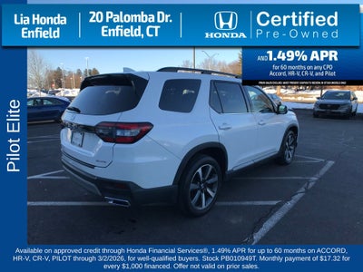 2023 Honda Pilot Elite