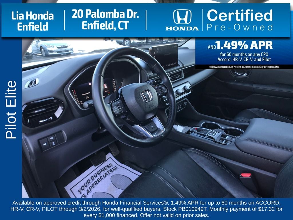 2023 Honda Pilot Elite