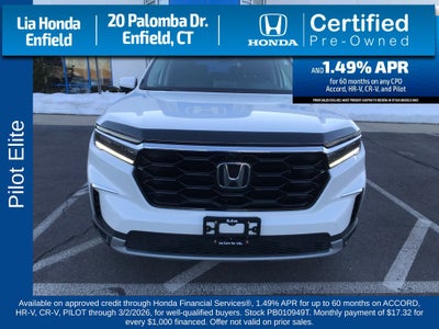 2023 Honda Pilot Elite