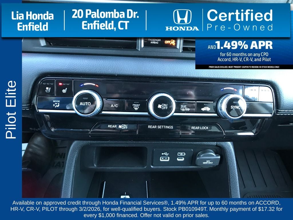 2023 Honda Pilot Elite