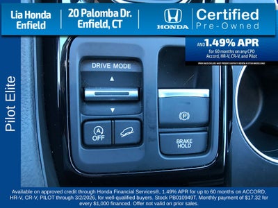 2023 Honda Pilot Elite