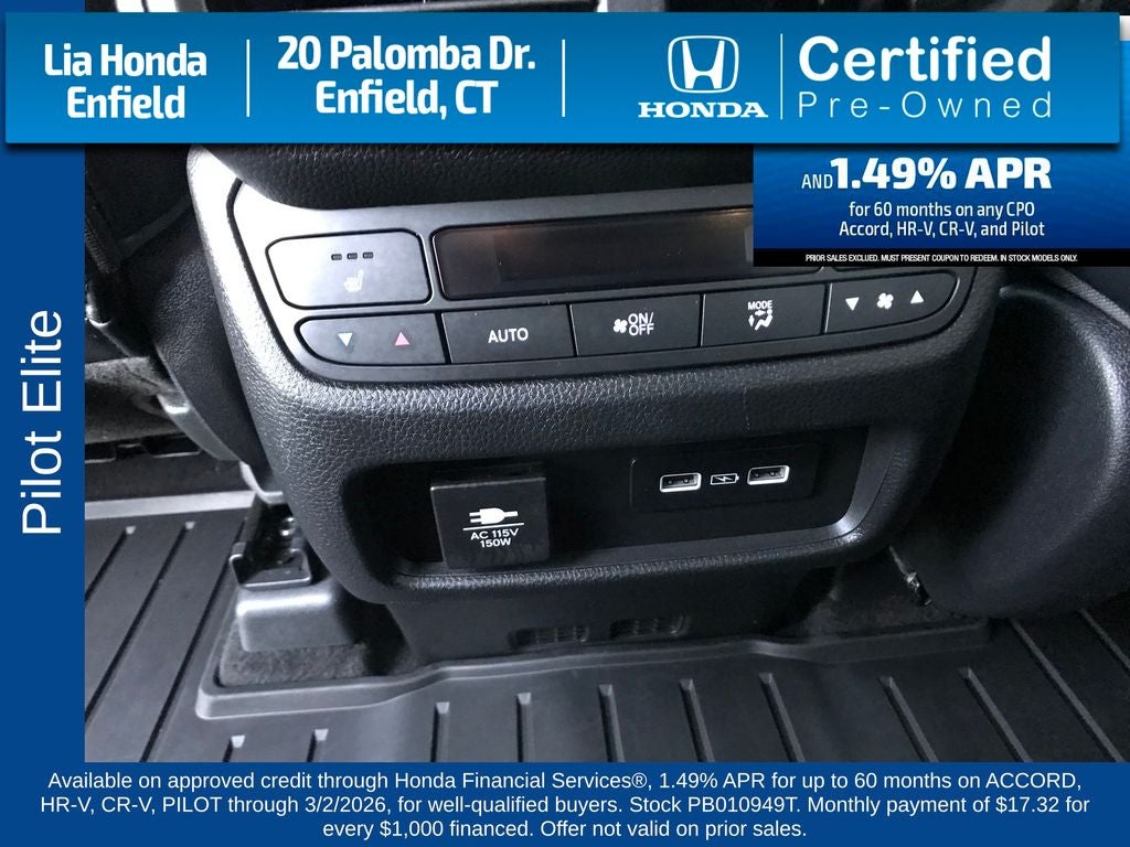 2023 Honda Pilot Elite