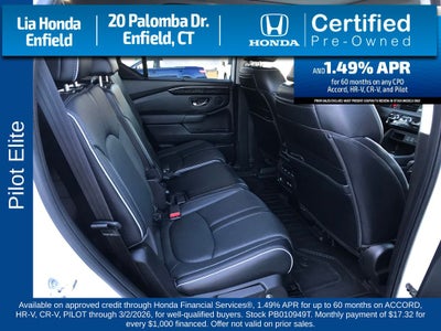 2023 Honda Pilot Elite