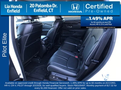 2023 Honda Pilot Elite